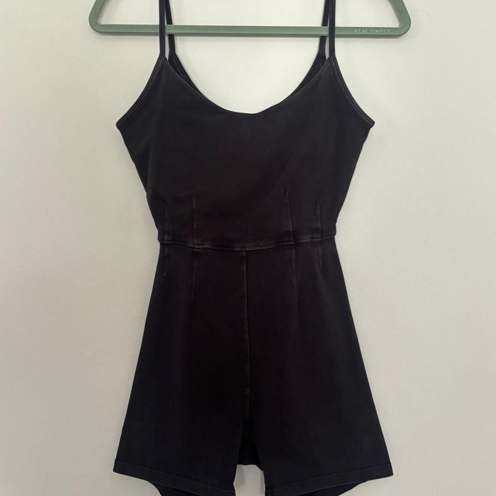 Aerie Women's Black Playsuit-romper